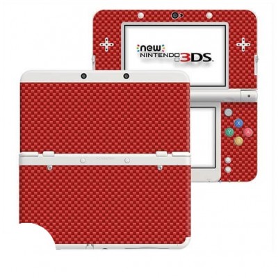 Carbon Rood New Nintendo 3DS Skin - 1 Carbon Rood New Nintendo 3DS Skin - 1