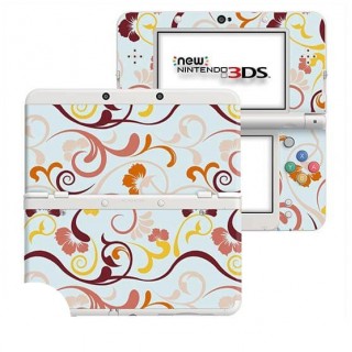 Floral Retro New Nintendo 3DS Skin - 1