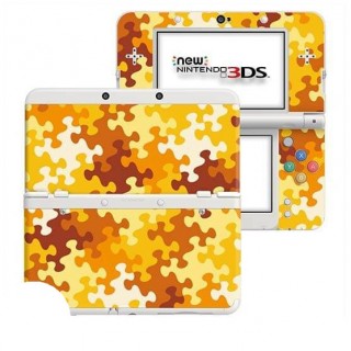 Puzzel Oranje New Nintendo 3DS Skin - 1