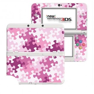 Puzzel Roze New Nintendo 3DS Skin - 1