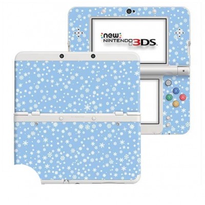 Sneeuwvlokjes New Nintendo 3DS Skin - 1 Sneeuwvlokjes New Nintendo 3DS Skin - 1