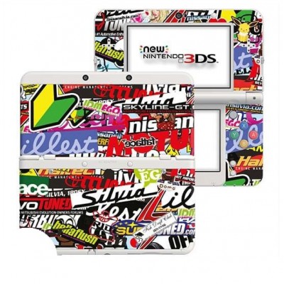 Stickerbomb New Nintendo 3DS Skin - 1
