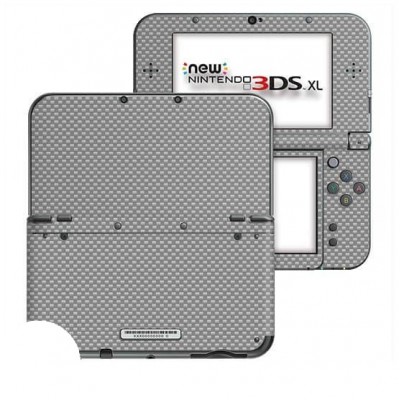 Carbon Grijs New Nintendo 3DS XL Skin - 1 Carbon Grijs New Nintendo 3DS XL Skin - 1