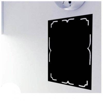 Lijst krijtbord sticker basis - 1