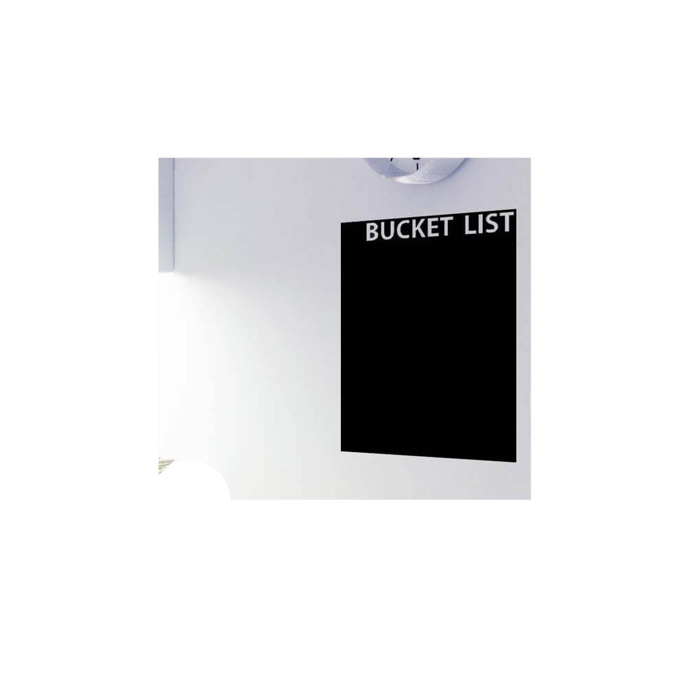 Bucket list krijtbord sticker basis - 1