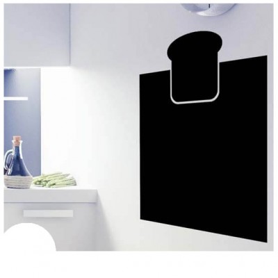 Boterham lijst krijtbord sticker food - 1