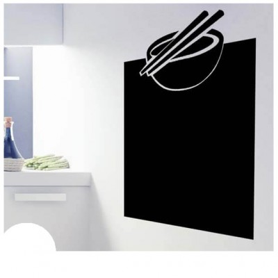 Rijstkom lijst krijtbord sticker food - 1