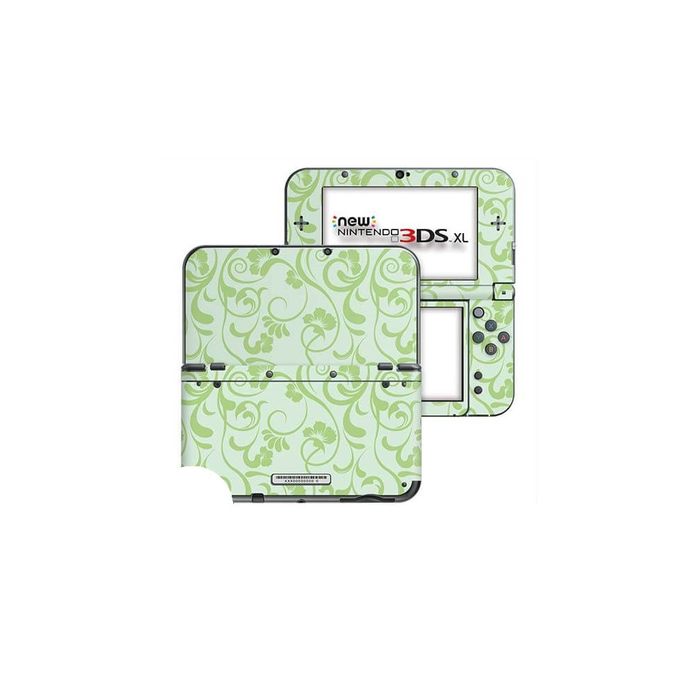 Floral Groen New Nintendo 3DS XL Skin - 1
