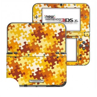 Puzzel Oranje New Nintendo 3DS XL Skin - 1