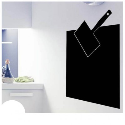 Dikke kwast lijst krijtbord sticker gereedschap - 1