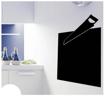 Handzaag lijst krijtbord sticker gereedschap - 1