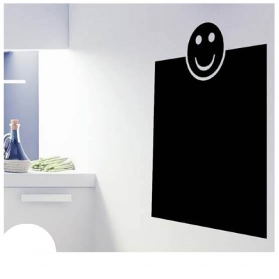 Smiley kader krijtbord sticker grappig - 1