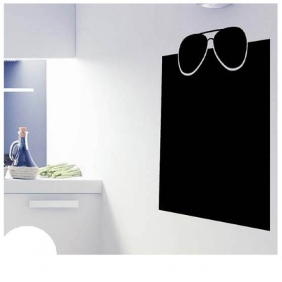 Zonnebril kader krijtbord sticker grappig - 1