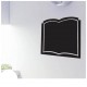 Boek krijtbord sticker hobby