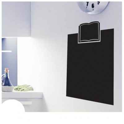 Boek kader krijtbord sticker hobby - 1