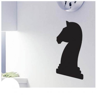 Schaak krijtbord sticker hobby - 1