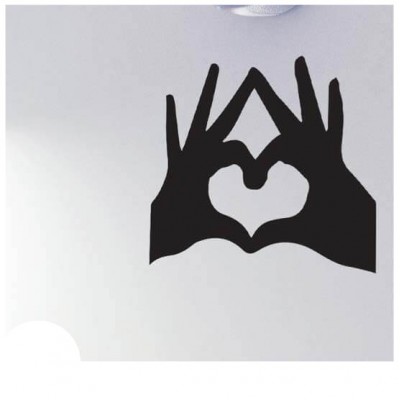 Handjes krijtbord sticker huishoudelijk - 1