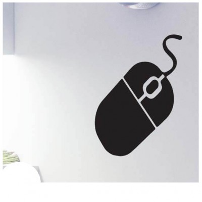 Computer muis krijtbord sticker kantoor - 1