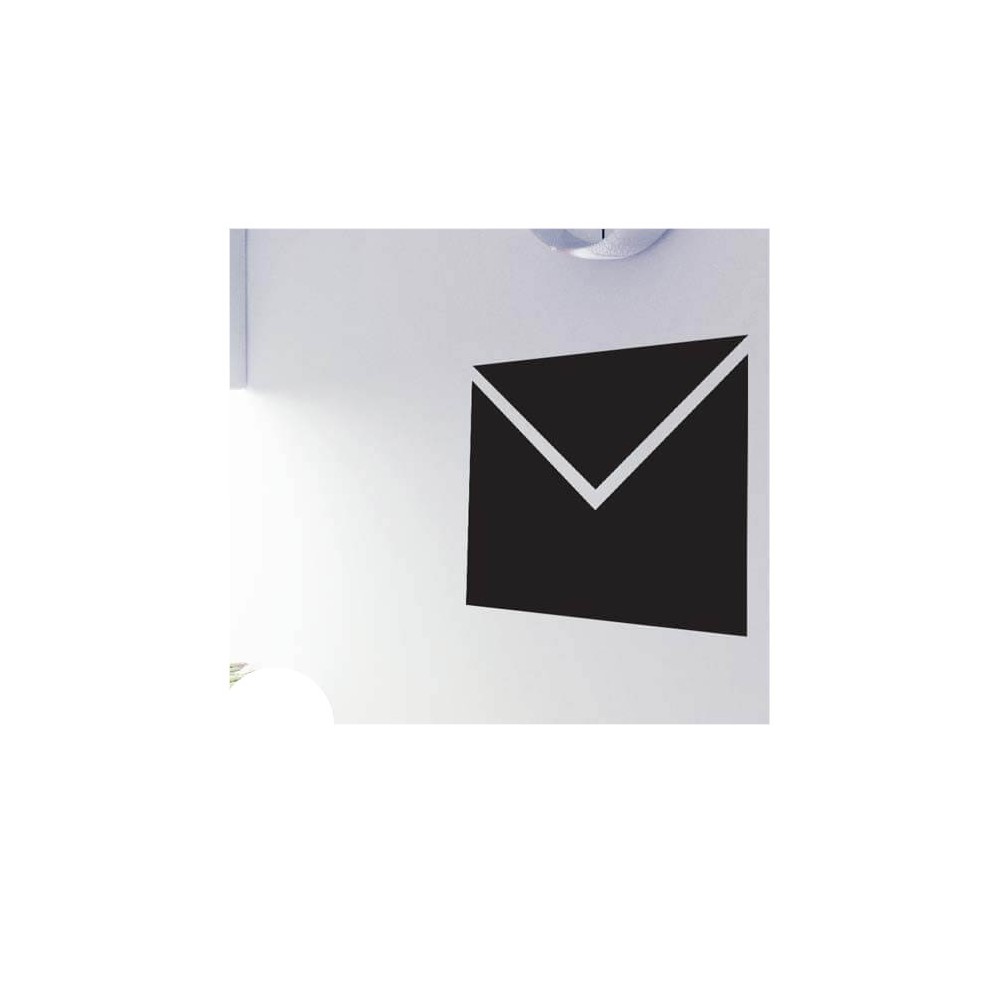 Envelop krijtbord sticker kantoor - 1