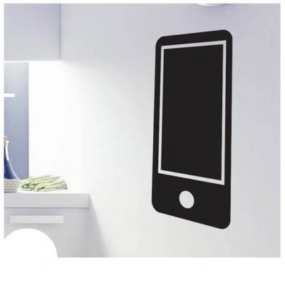 Mobiele telefoon krijtbord sticker kantoor - 1