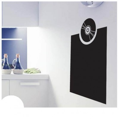 CD kader krijtbord sticker muziek - 1