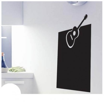 Gitaar kader krijtbord sticker muziek - 1