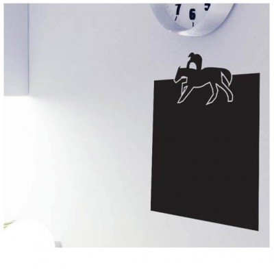 Paardrijden kader krijtbord sticker sport - 1