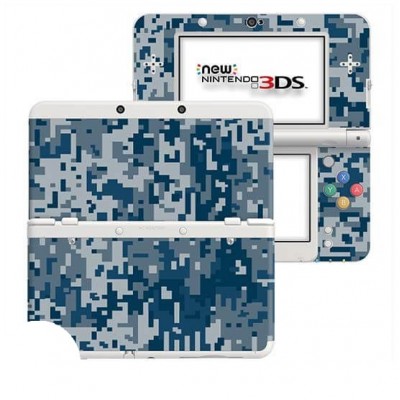 Digital Camo Rain New Nintendo 3DS Skin - 1 Digital Camo Rain New Nintendo 3DS Skin - 1