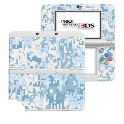 Digital Camo Snow New Nintendo 3DS Skin - 1 Digital Camo Snow New Nintendo 3DS Skin - 1