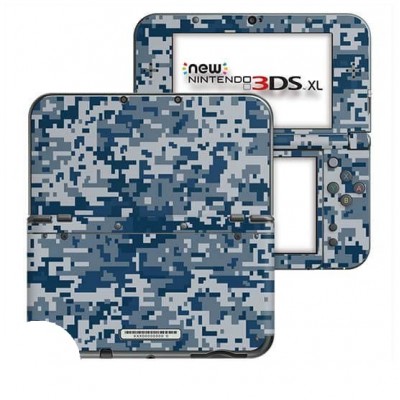 Digital Camo Rain New Nintendo 3DS XL Skin - 1 Digital Camo Rain New Nintendo 3DS XL Skin - 1