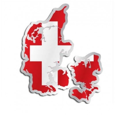 Landensticker Denemarken - 1