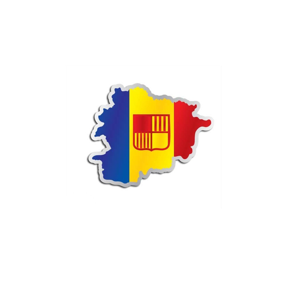 Länderaufkleber Andorra - 1
