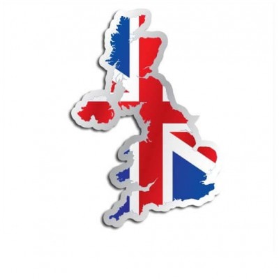 Landensticker Verenigd Koninkrijk - 1 Landensticker Verenigd Koninkrijk - 1