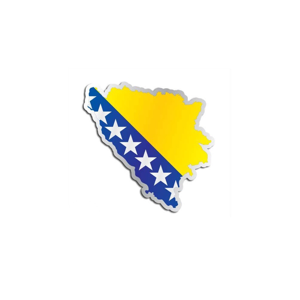 Landensticker Bosnië & Herzegovina  - 1