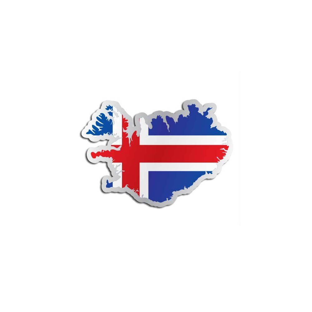Landensticker IJsland - 1