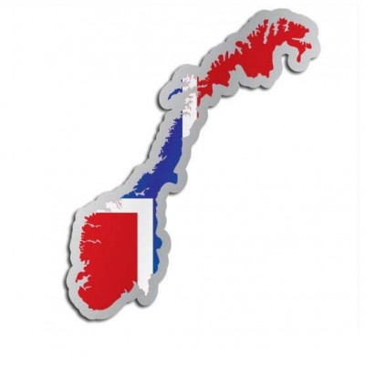 Landensticker Noorwegen - 1