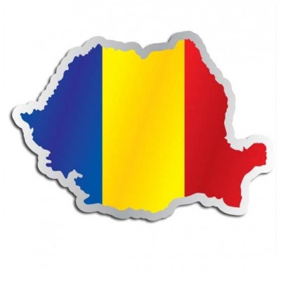 Landensticker Roemenië - 1