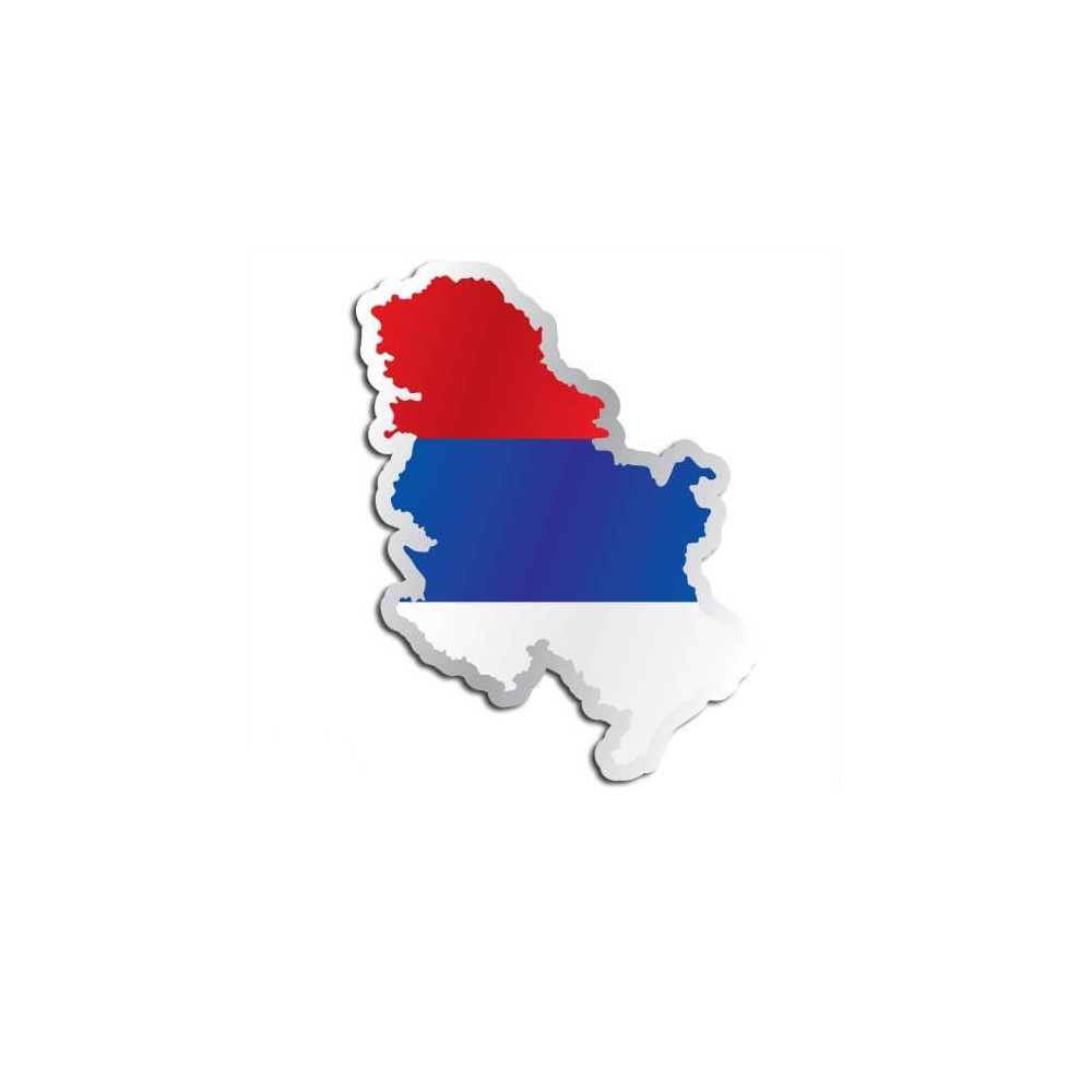 Landensticker Servië - 1