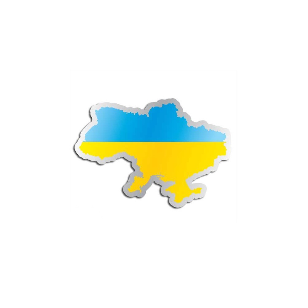 Länderaufkleber Ukraine - 1