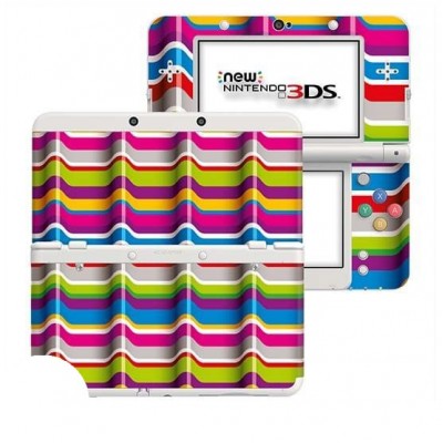 3D Strepen New Nintendo 3DS Skin - 1 3D Strepen New Nintendo 3DS Skin - 1