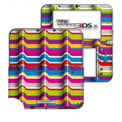 3D Strepen New Nintendo 3DS XL Skin - 1 3D Strepen New Nintendo 3DS XL Skin - 1