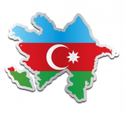 Landensticker Azerbeidzjan - 1