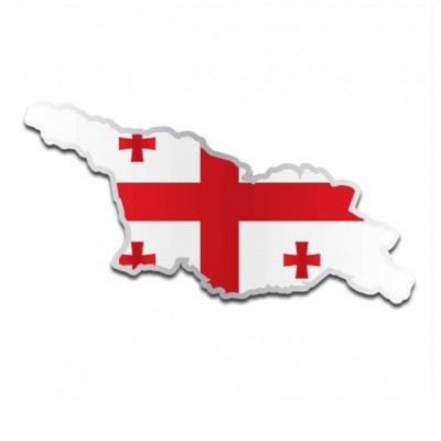 Landensticker Georgië - 1