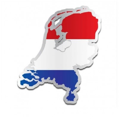 Landensticker Nederland - 1 Landensticker Nederland - 1