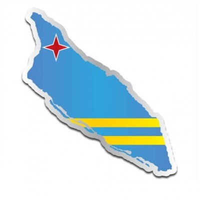 Landensticker Aruba - 1