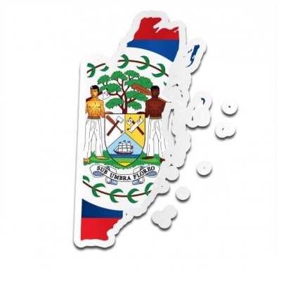 Landensticker Belize - 1