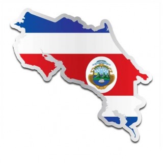 Landensticker Costa Rica - 1