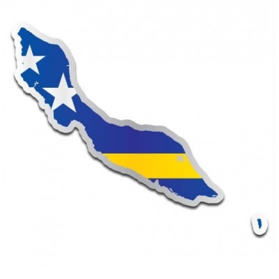 Landensticker Curaçao - 1