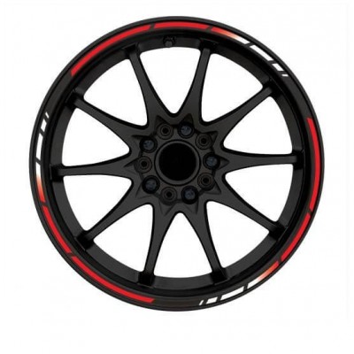 Gradient rood rimstriping motor - 1