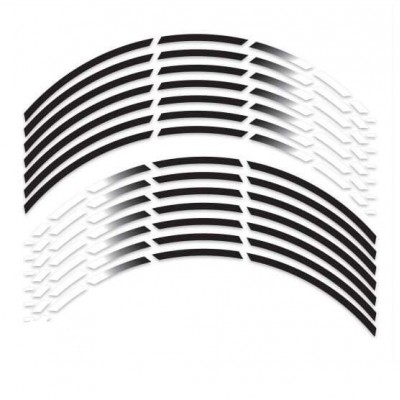 Gradient zwart rimstriping motor - 2